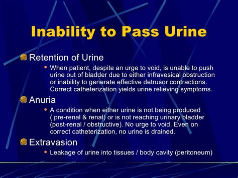 Retention of urine - SlideShare