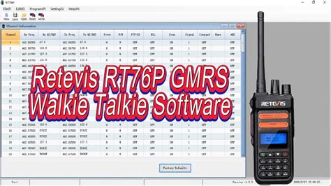 Retevis programming software.  Today I will tell you some details information a...