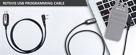 Retevis rt21 programming cable.  Most functions can be modified directly from the ra...