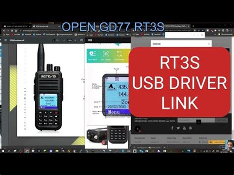 Retevis rt3s usb driver windows 11. 1 and Windows 10 (32- and 64-bit operating systems),...