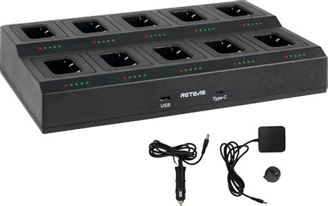 Retevis rt68 charger. .  Perfect for business teams with efficient multi-charging options.  1 o...