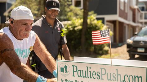 Retired flight attendant’s annual ‘Paulie’s Push’ walk honors 9/11 lives lost