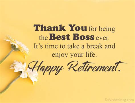 Retirement Wishes For Boss — Farewell, Inspirational & Funny