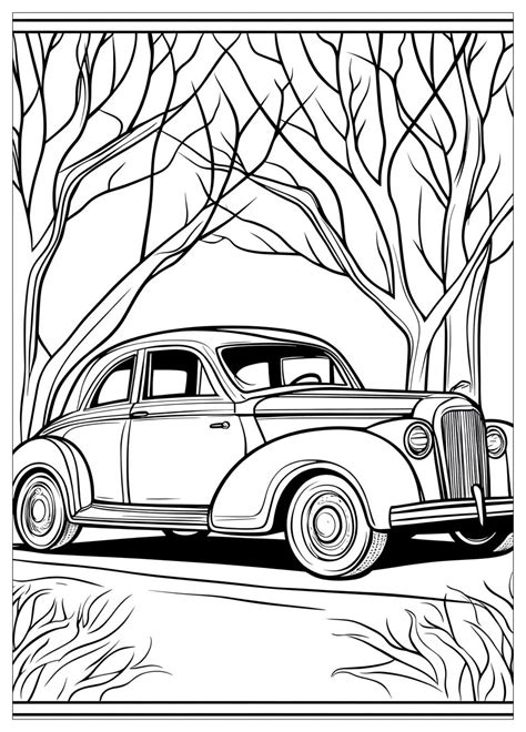 Retro Coloring Sheets