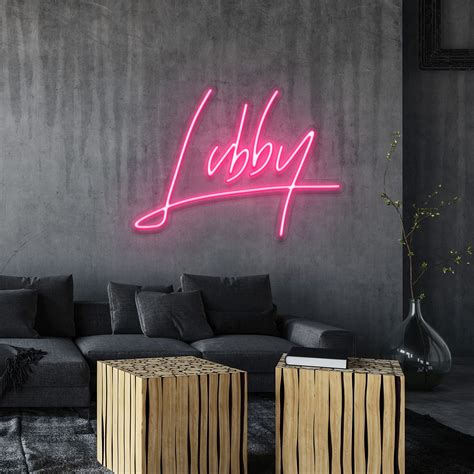 Retro Script Font Neon Sign Binary Box Binary Box
