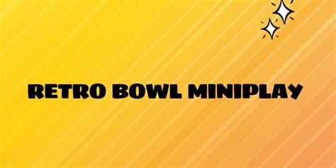 Sports Games Retro Bowl 2. Retro Bowl 2 is the new version of the sports game developed by . Choose your preferred side, develop a winning strategy, and try to outscore your rival by scoring enough goals. It was thrilling football played classically. Make dangerous and fast shots. People of all ages can enjoy playing online games on all platforms.. 