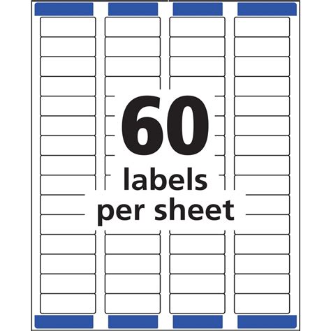 Return Address Labels Template 5195