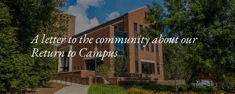 Return to campus 
