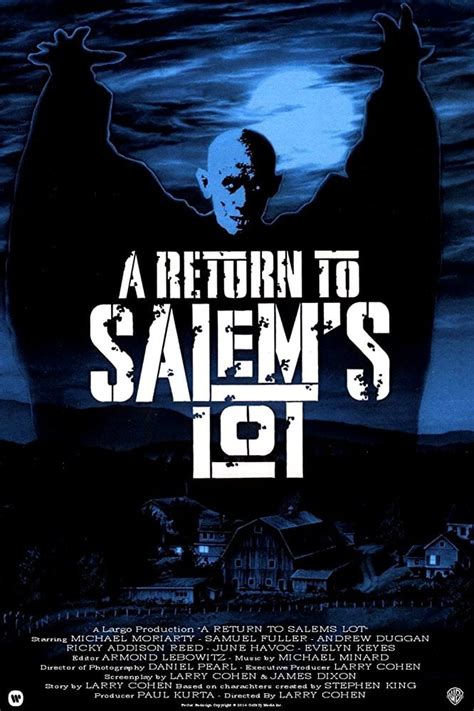 Return to salem's lot movie. Lots of movies are said to be cursed. Find out which 10 cursed movies made the HowStuffWorks cut (and the crazy stories behind them). Advertisement Film lore is filled with strange... 