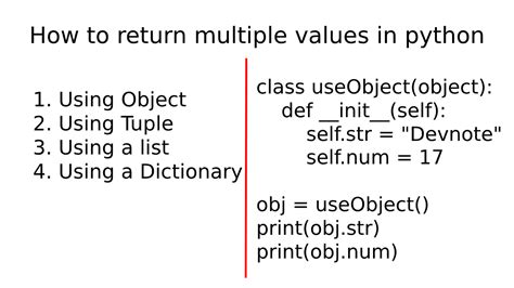 Returning Multiple Values in Python - TutorialsPoint