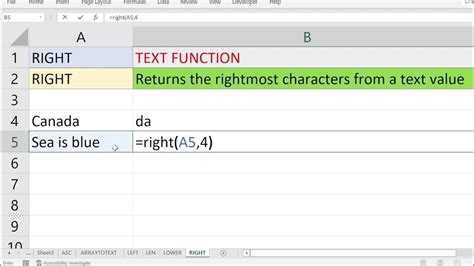 Returning the Rightmost Value in a Row - ExcelTips (ribbon)