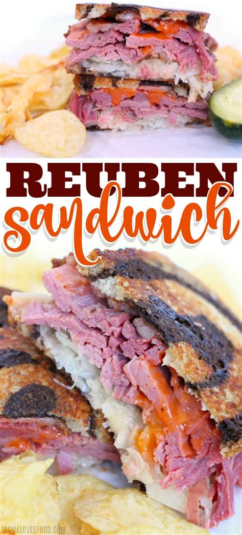 Reuben Sandwich - Classic Recipe - Mama Loves Food