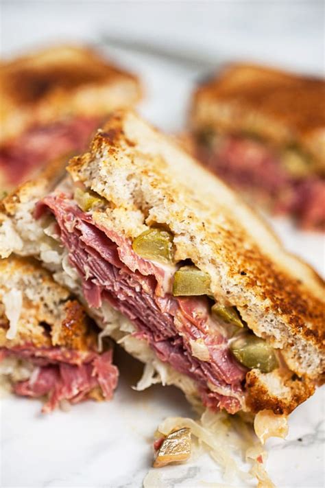 Reuben Sandwich with 1,000 Island Dressing The Rustic Foodie®