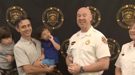 Reunion with first responders in Davie celebrates toddler’s recovery, cousin who saved him through CPR