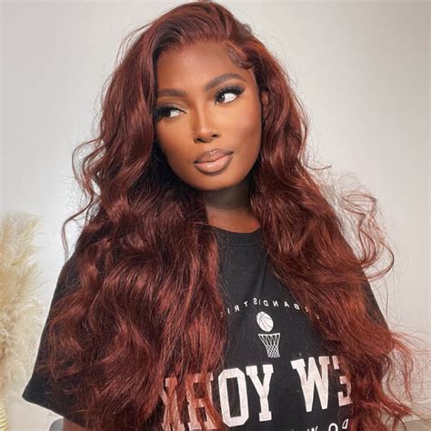 Reveal Your Enchanting Allure with a Brownish Red Wig