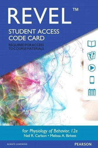 Read Revel For Physiology Of Behavior  Access Card By Neil R Carlson