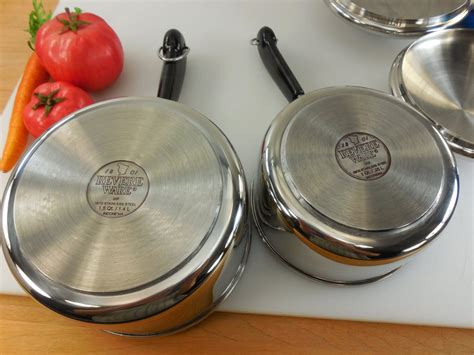 Revere cookware.  The interior of the pan has the usual .  Description: Elevate you...