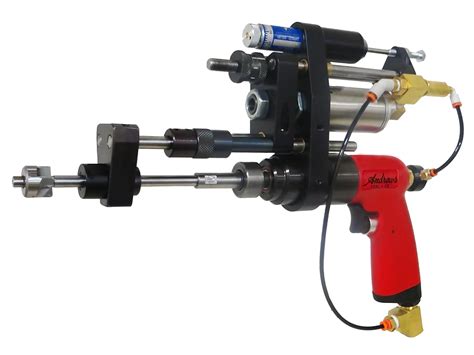 Reverse counterbore tool.  The ATC Power Feed Back Spot Face Motor pushes off the f...