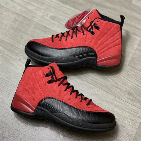 Dec 26, 2020 · A grade-school shoe, the Air Jordan 12 Retro GS 'Reverse Flu Game' takes the iconic Jordan colorway and flips its color-blocking. The shoe's upper is built with suede, finished in Varsity Red and contrasted by a basketball-textured overlay in black. . 
