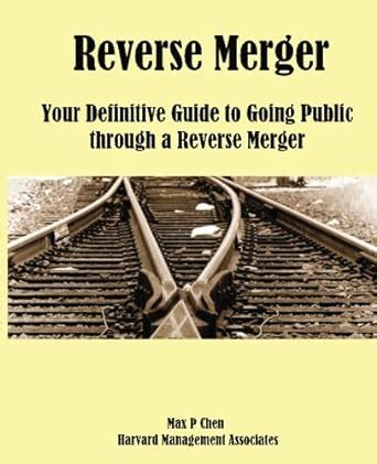 Reverse merger your definitive guide to going public through a reverse merger. - 1955 1956 dodge c 3 pickup truck repair shop manual reprint supplement.