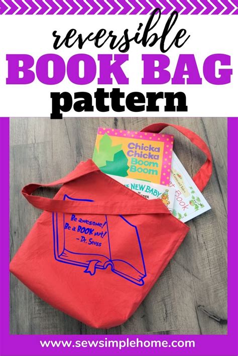 Reversible Book Bag Pattern