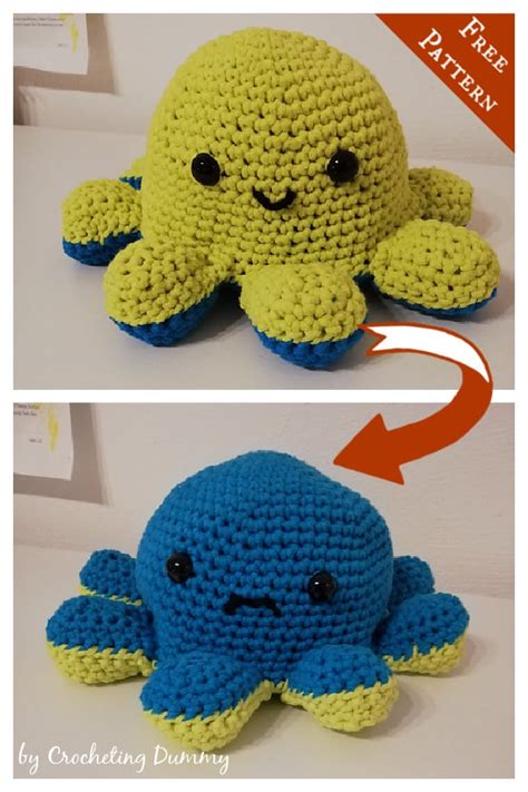 Reversible Octopus Free Crochet Pattern Part 2 YouTube