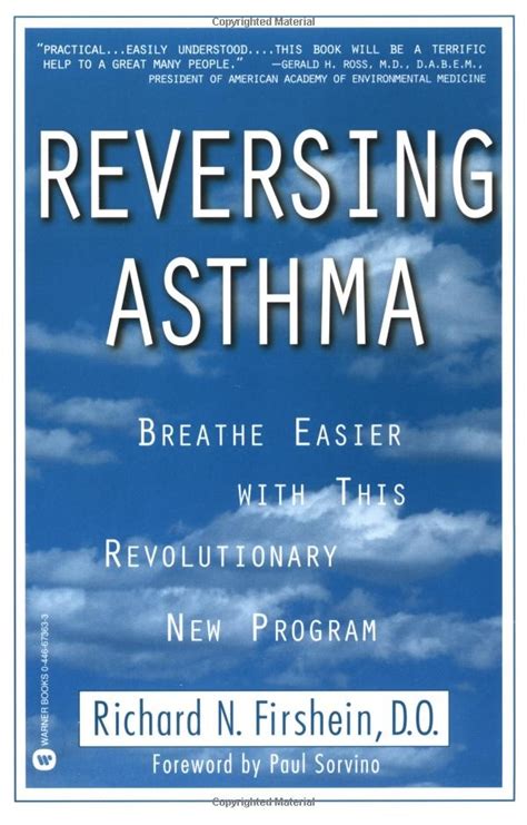 Read Online Reversing Asthma Breathe Easier With This Revolutionry New Program By Richard N Firshein