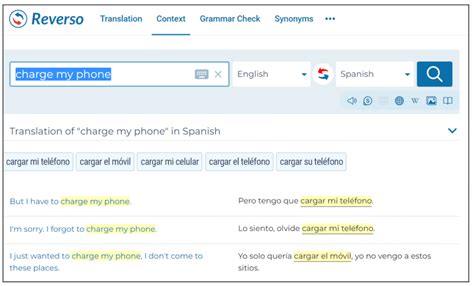  Reverso English-Spanish dictionary: English-Spanish translations for millions of words and phrases, idiomatic expressions, slang, specialized vocabulary Translation Context Spell check Synonyms Conjugation . 