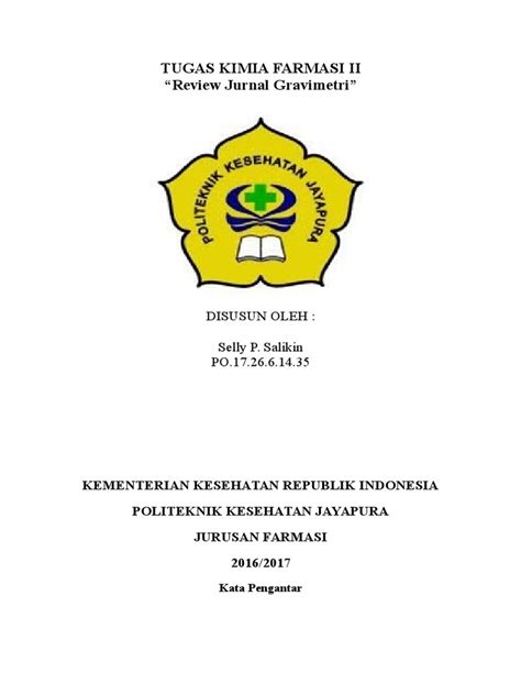 Review Jurnal Metode Gravimetri PDF - Scribd