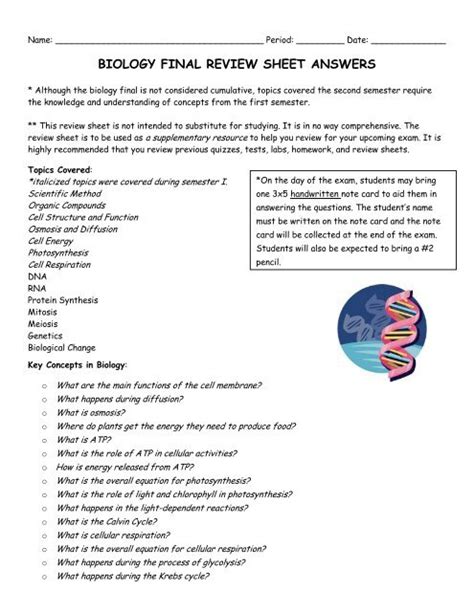 Review Sheet Ch4 Classification Biology Answers