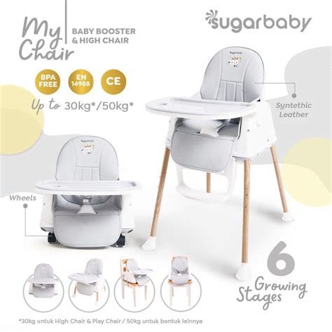 Review Sugar Baby MyChair Baby Booster & High Chair - YouTube