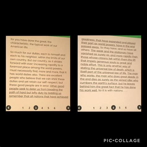 Review the paragraph on pages 3 and 4. Click on the underlined sentence in the paragraph that