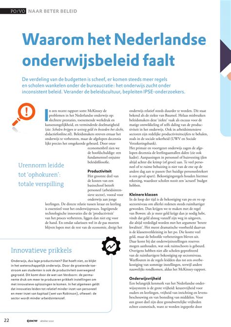 Review van het onderwijsbeleid in nederland. - International business the challenges of globalization sixth edition.