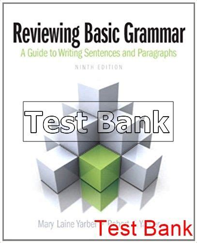 Reviewing Basic Grammar 9th Edition