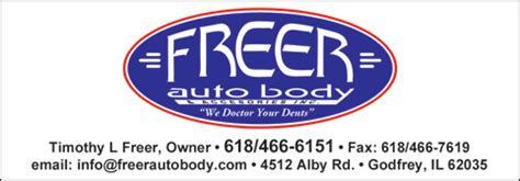 Reviews, Freer Auto Body - Godfrey IL - Auto Body Review