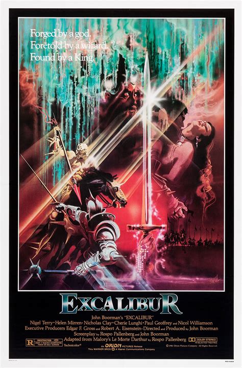 Reviews for excalibur. “Excalibur” is a revisionist view of what Arthur's people and times looked like. But the film has a tendency to drift into soft focus and impenetrable fogs. Many scenes are shot through filters that soften and dissipate their effect. 