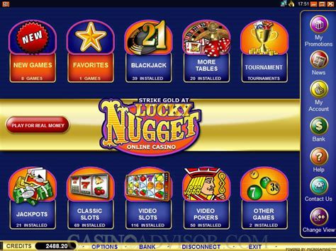 Revisión del casino en línea lucky nugget.