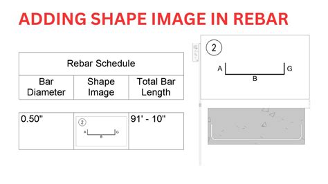 Revit 2024 - Add Shape Images to Rebar Schedule - YouTube