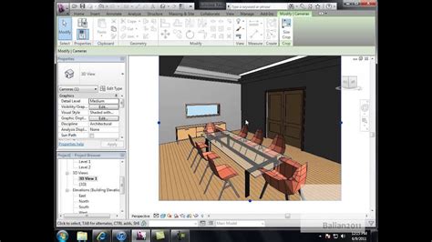 Revit Boardroom Drop Ceiling and Lighting Design - YouTube