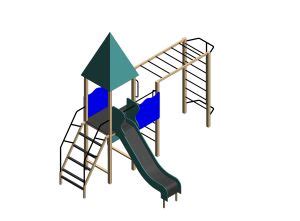 Revit playground slide.  Bimstore curators only select the best content fo...