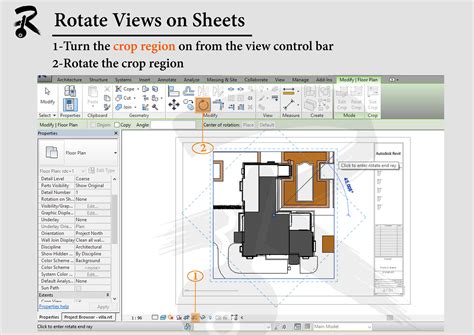 Revit rotate view.  It is more comfortable to work with this building if we...