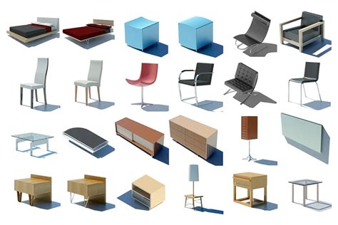 Revit symbols library.  Choose among BIM objects for SketchUp, Autodesk, Vecto...