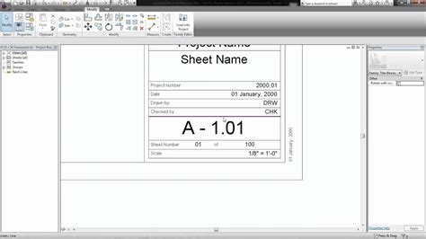 Revit title block instance parameter. .  ...