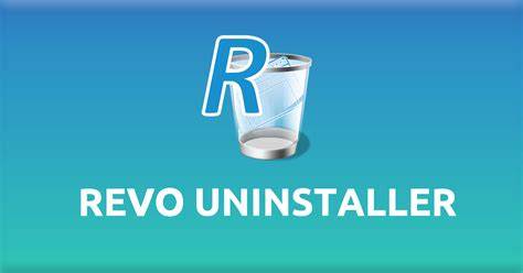 Revo Uninstaller apps no