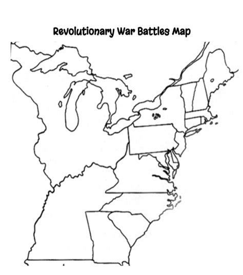 Revolutionary War Map Diagram Quizlet