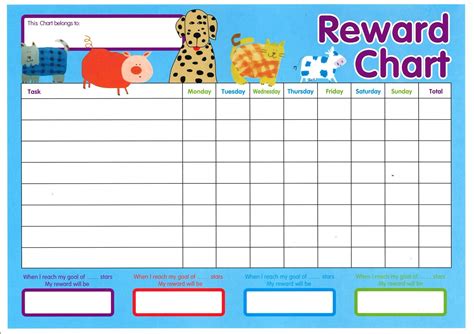 Reward Chart For Kids Printable