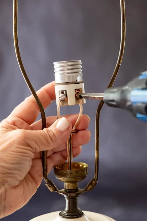 Rewire a lamp. How to rewire a lamp - It’s time to get this lamp working again!My Amazon store: https://www.amazon.com/shop/stacyverdickcaseGet The Official Happy Junkin ... 