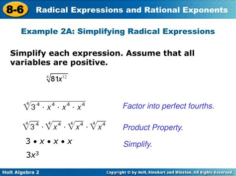 Rewrite the expression using a radical. (a) 4 x^{…