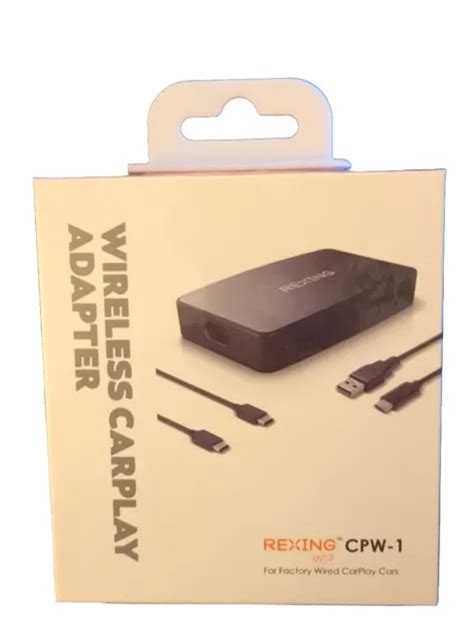 Mar 2, 2024 · Rexing CPW-1 Wireless CarPlay Adapter - Black (H-D1). 