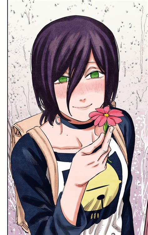 Reze manga panel colored.  Another fully colored chapter.  Ready for your walls, shelves, an...